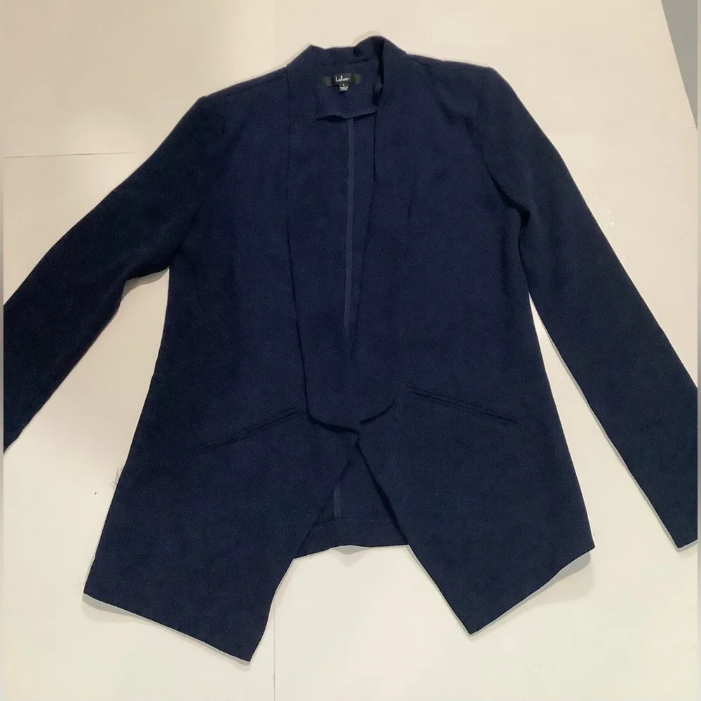 Lulu's Elegant Blue Blazer - Picture 2 of 5